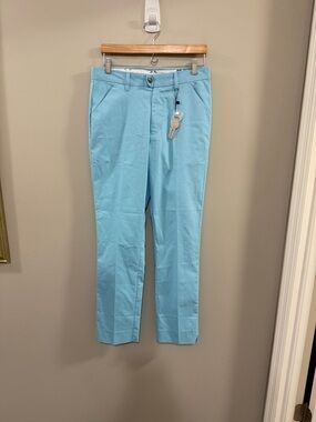 Men's Sky Blue Royal & Awesome Golf  Pants with Ball Marker. Size 30/30